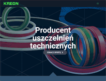Tablet Screenshot of kreon.net.pl
